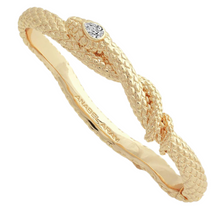Load image into Gallery viewer, Anabel Aram Serpent Hinged Bangle