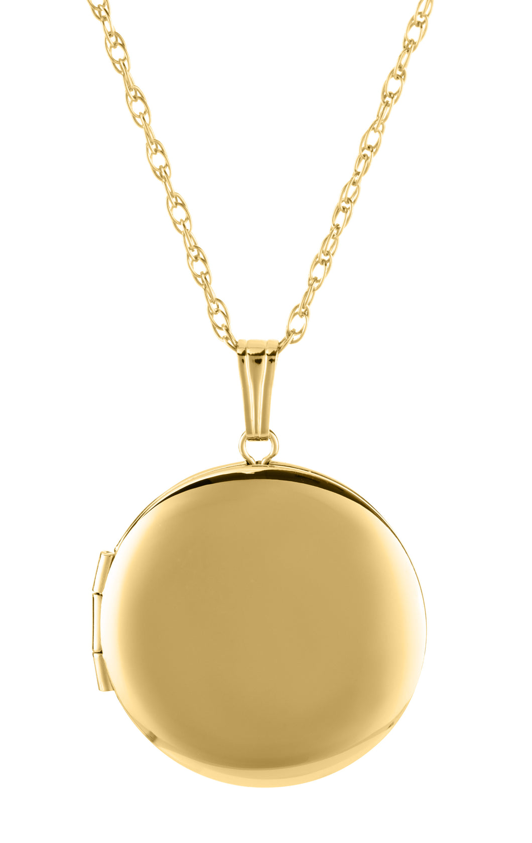 14kgf Circle Locket Necklace