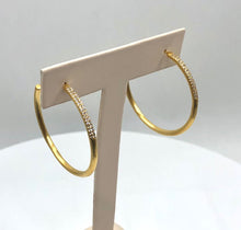Load image into Gallery viewer, Signature Pave Hoops
