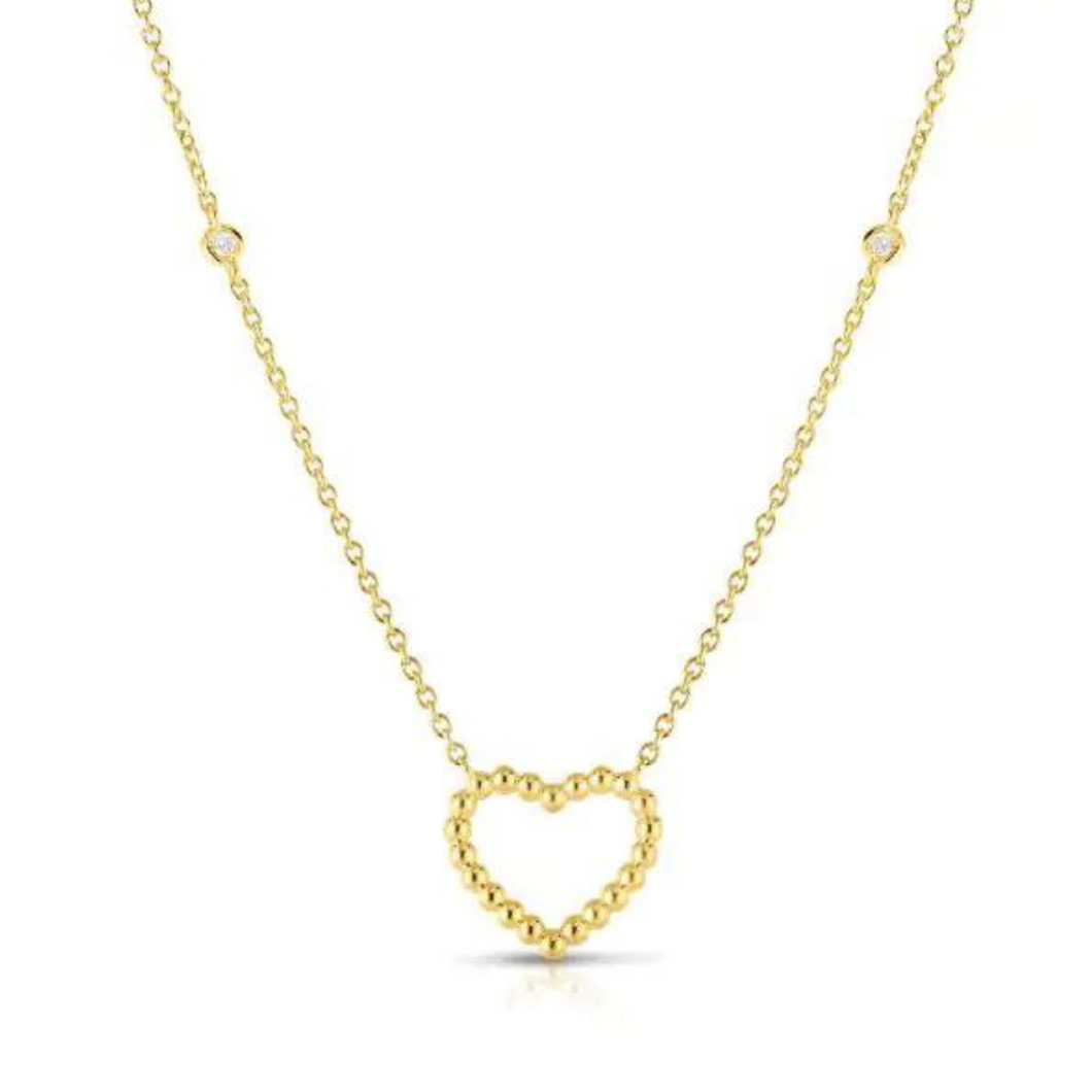 Patsy Diamond Heart Necklace