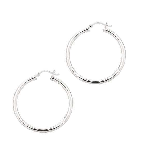 Sterling Hoop Earrings