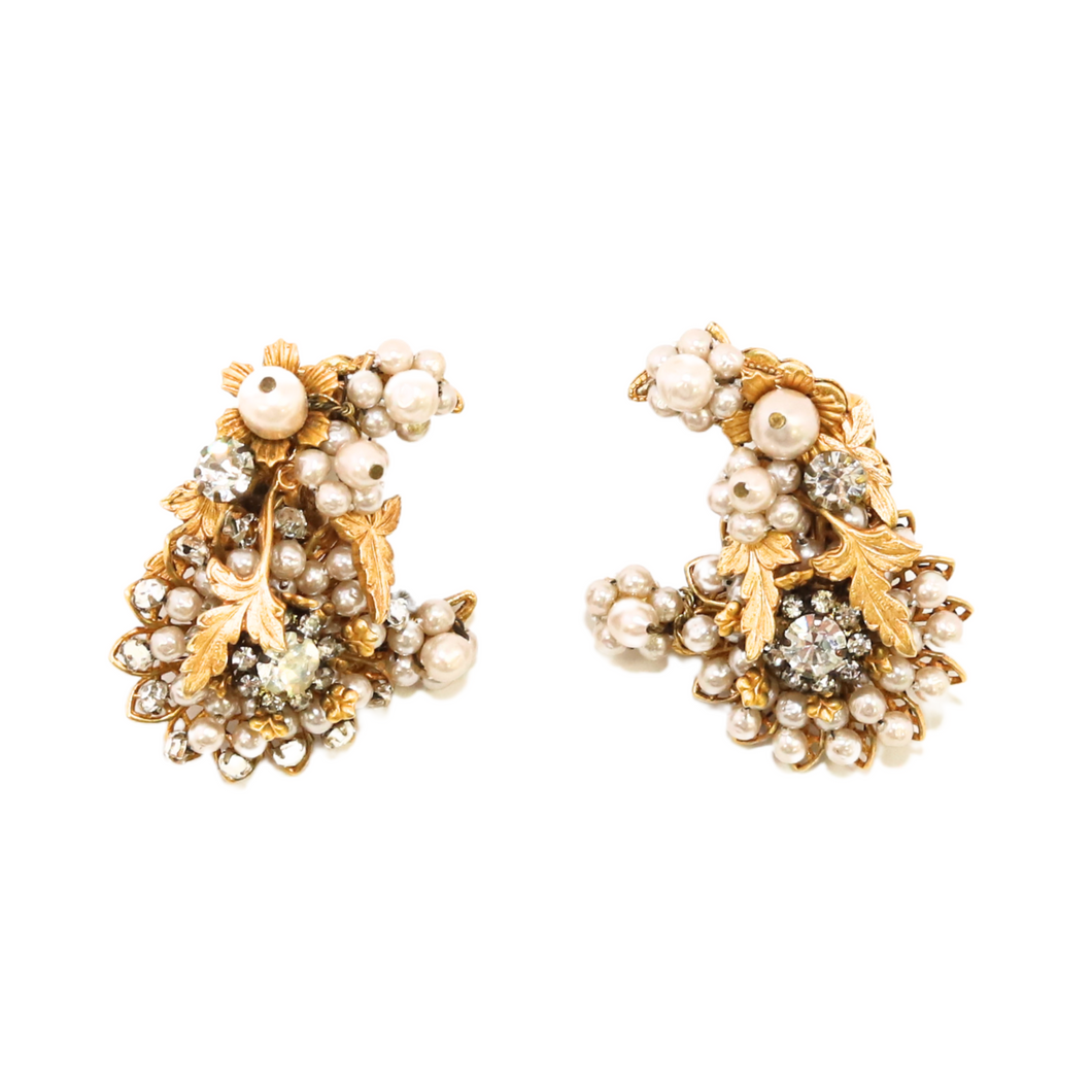 Miriam Haskell Pearl Earrings