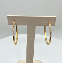 Load image into Gallery viewer, Signature Pave Hoops
