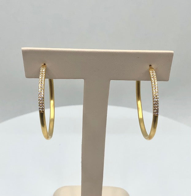 Signature Pave Hoops