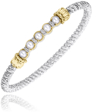 Load image into Gallery viewer, Vahan Diamond And Pearl Bracelet
