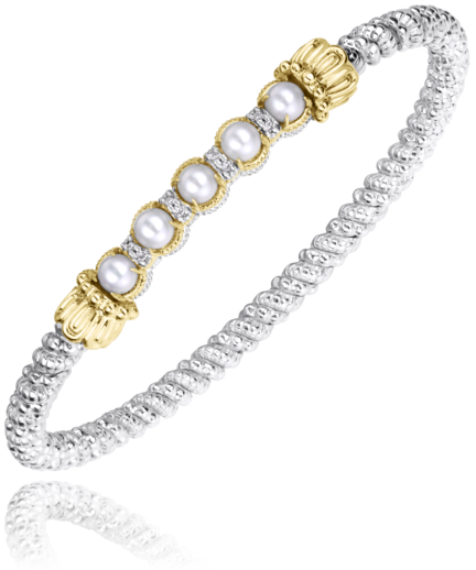 Vahan Diamond And Pearl Bracelet