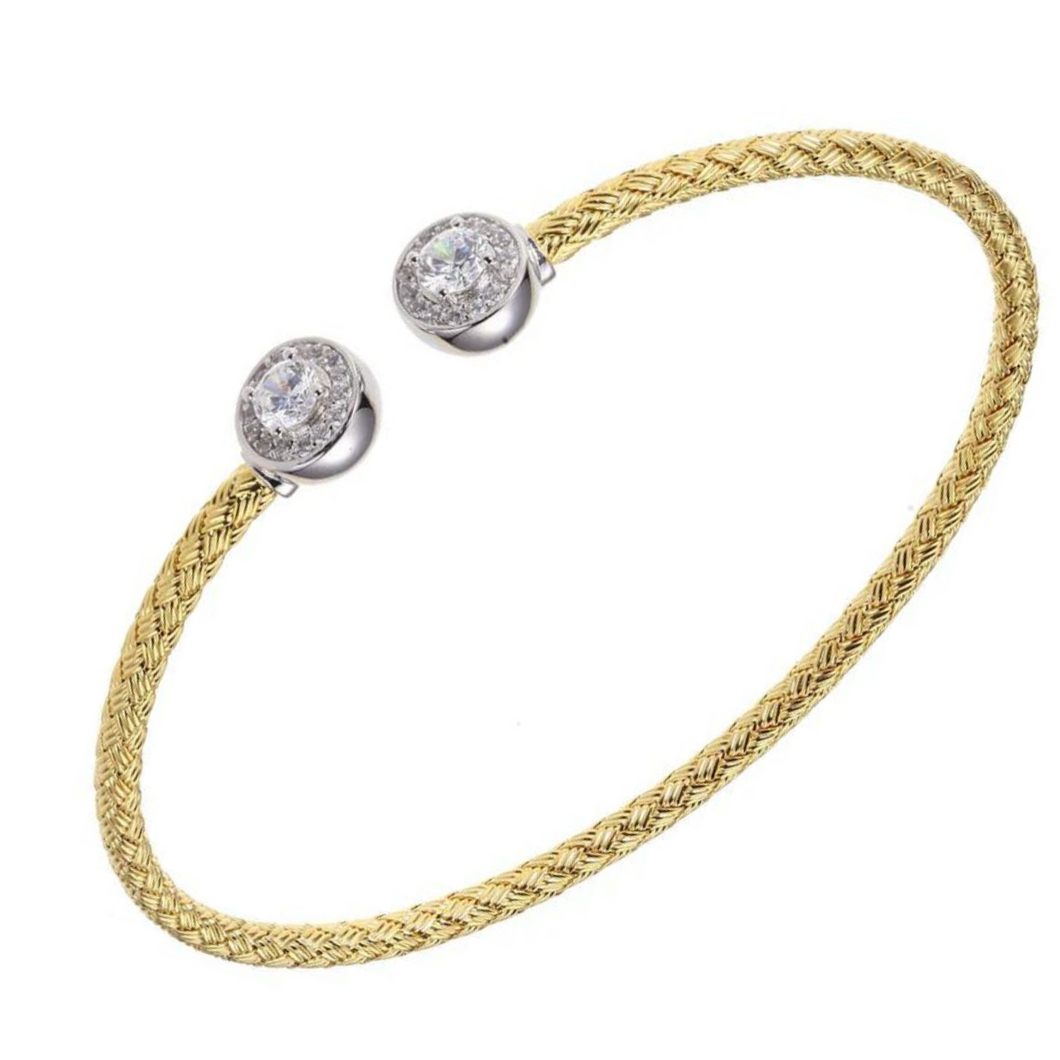 Charles Garnier Tutone Cz Bangle