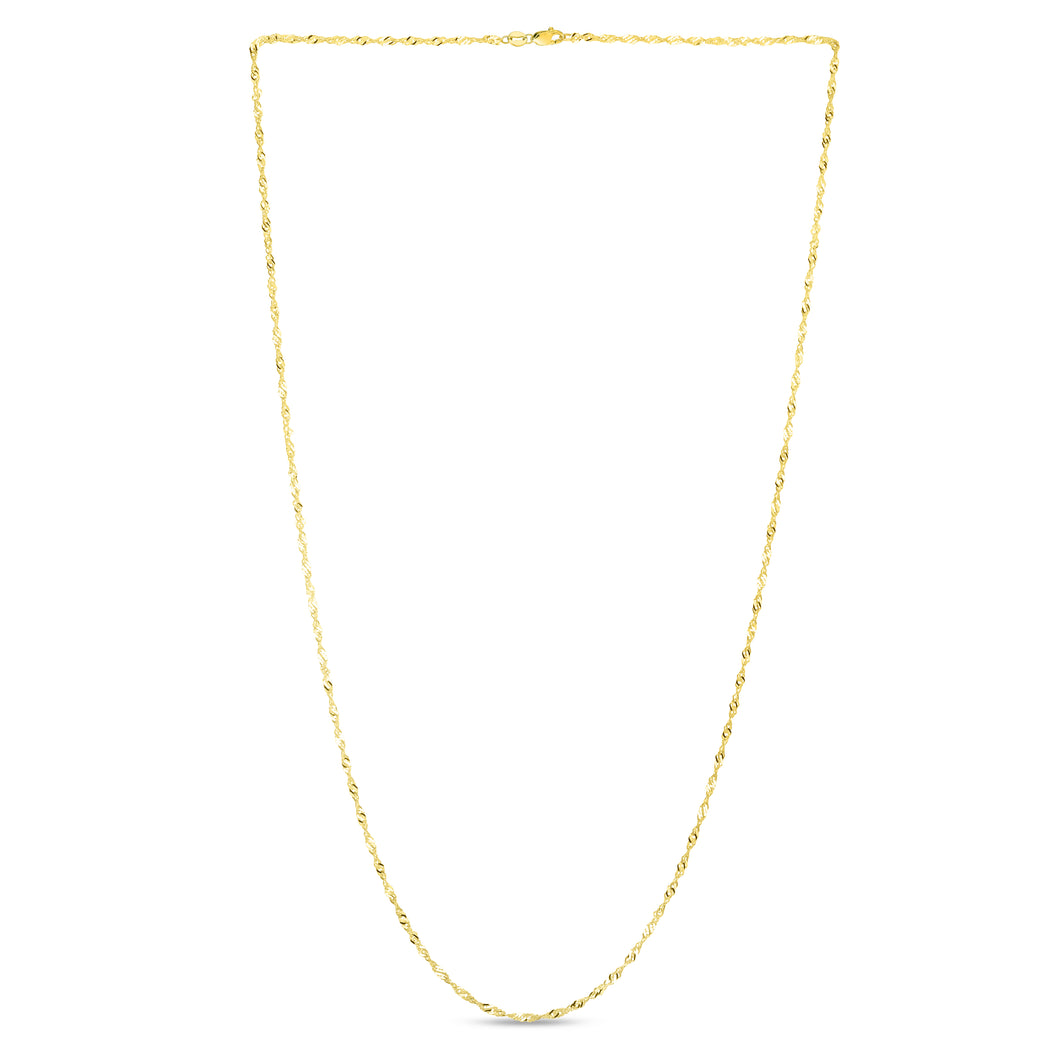Singapore Chain With Lobster Clasp