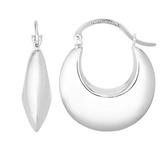 Sterling Cz Hoops