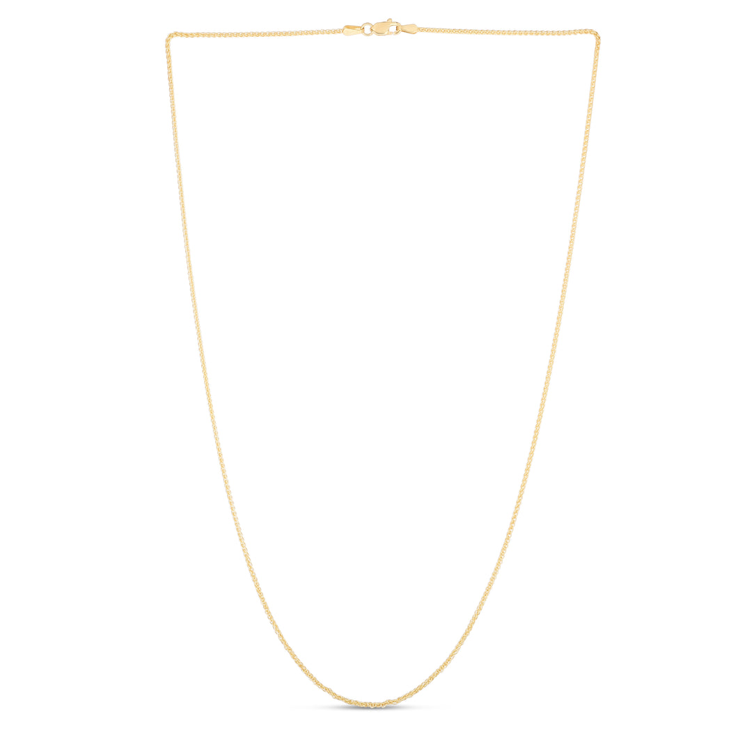 Round Wheat Chain With Lobster Clasp
