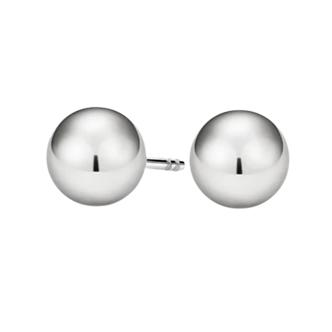 Sterling 6mm Ball Stud Earrings