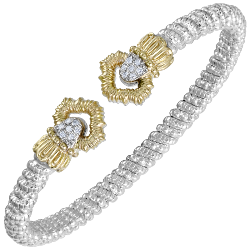 Vahan Diamond Open Cuff Bracelet