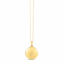 Load image into Gallery viewer, Diamond Circle Pendant Locket Necklace
