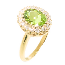 Load image into Gallery viewer, Peridot And Diamond Ring
