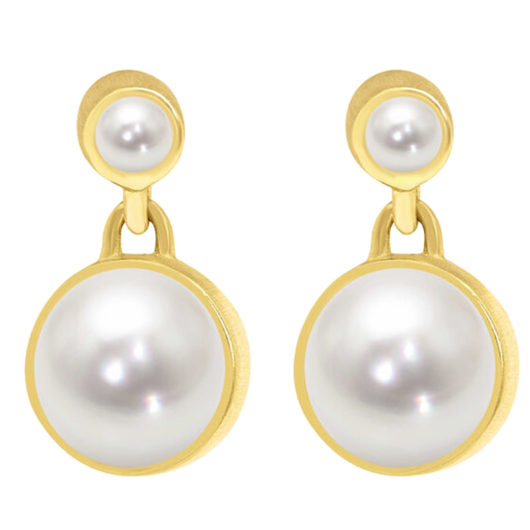 Dean Davidson Pearl Signature Droplet Earrings