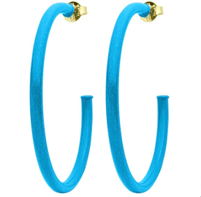Blue Game Day Hoops