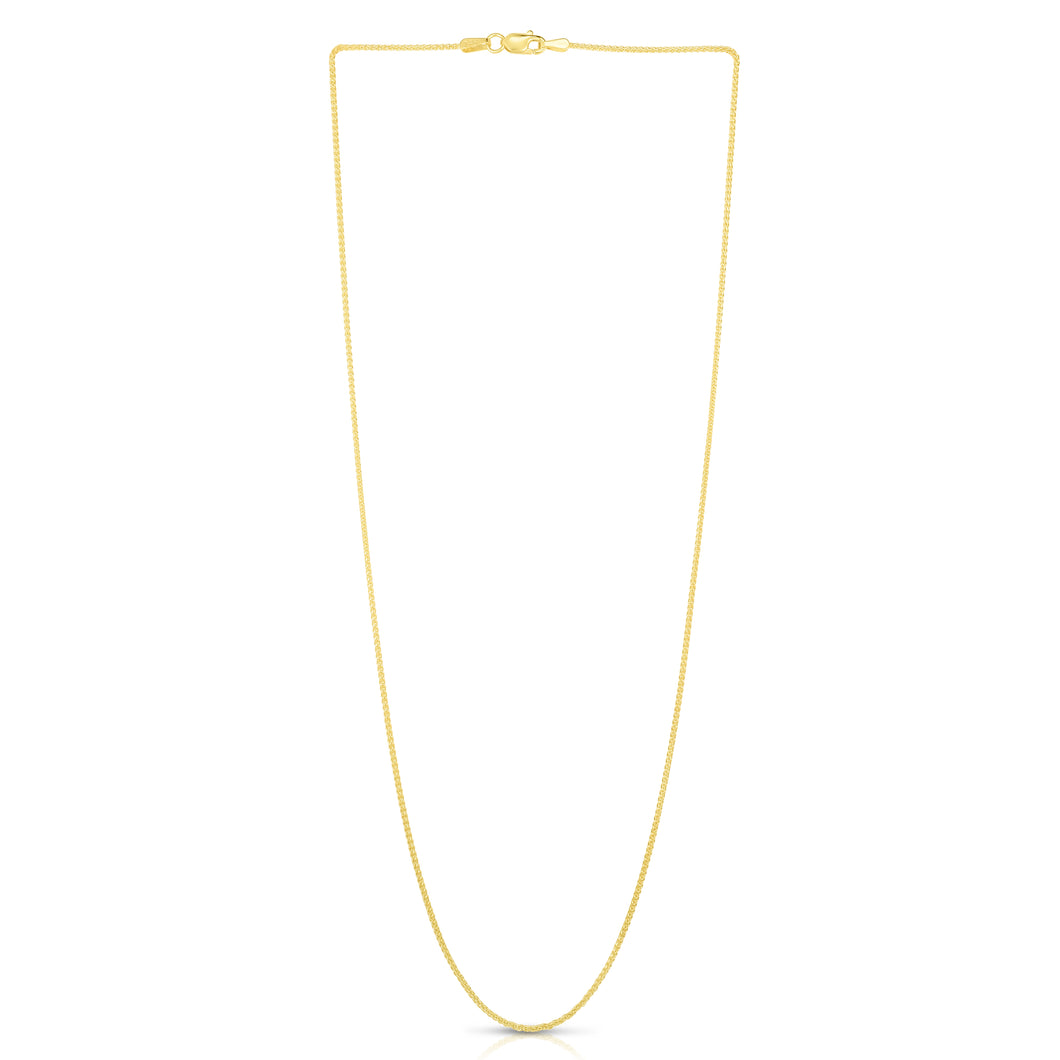 Round Wheat Chain With Lobster Clasp