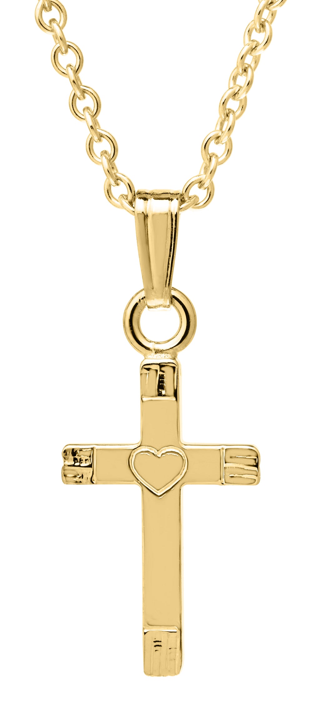 Heart Cross Necklace