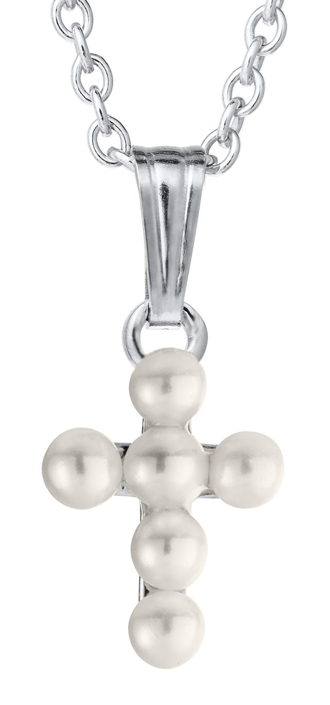 Pearl Cross Necklace