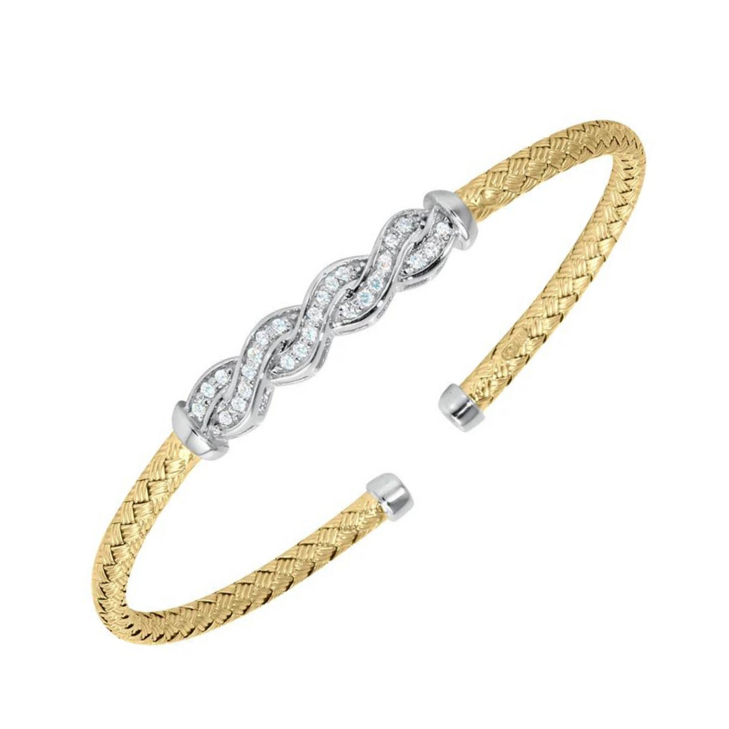 Charles Garnier Tutone Cz Bangle