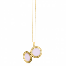 Load image into Gallery viewer, Diamond Circle Pendant Locket Necklace
