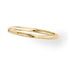 Load image into Gallery viewer, 14Ky 7&quot; 5Mm Polished Domed Hinge Bangle
