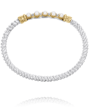 Load image into Gallery viewer, Vahan Diamond And Pearl Bracelet
