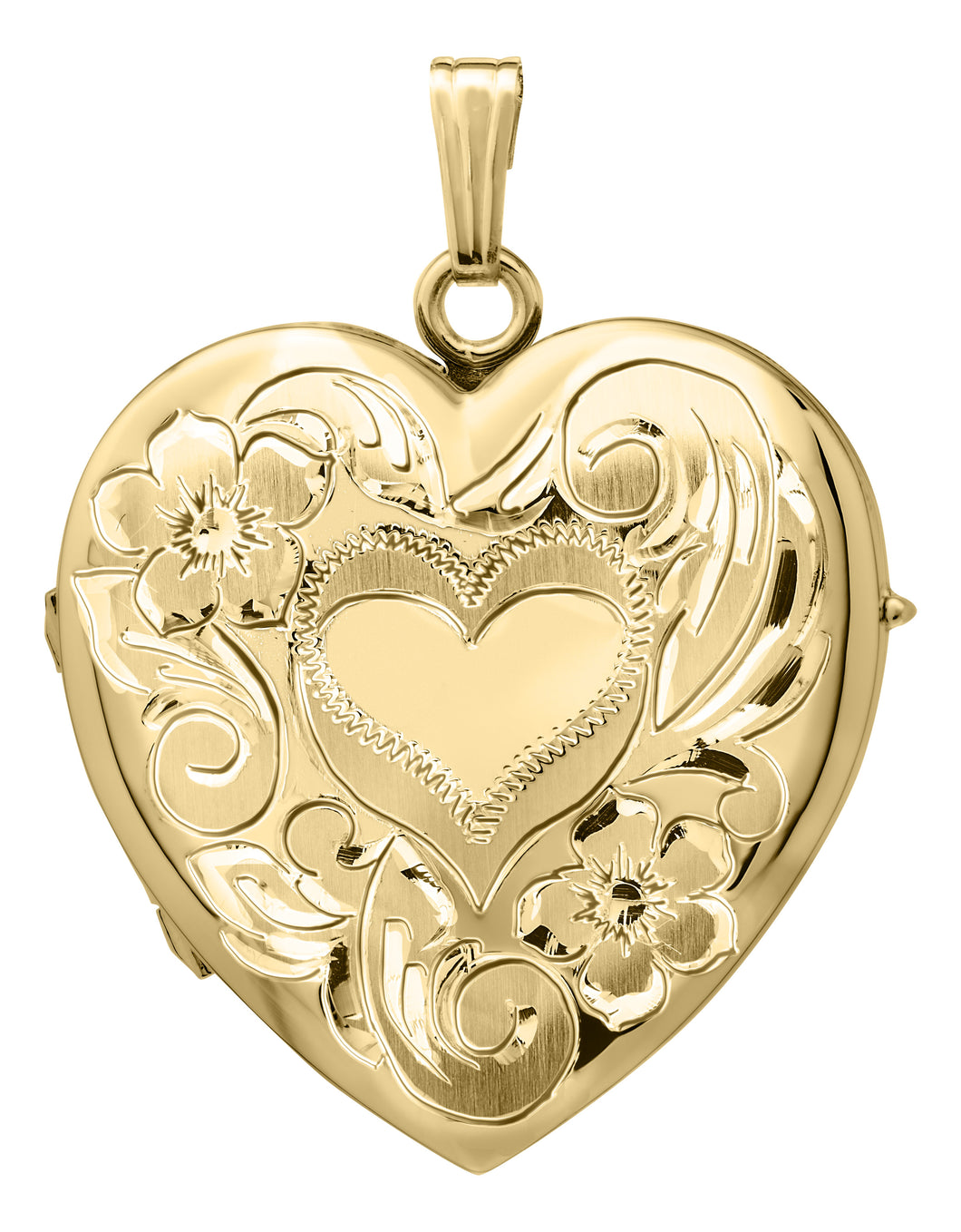 14kgf 4 Picture Heart Locket